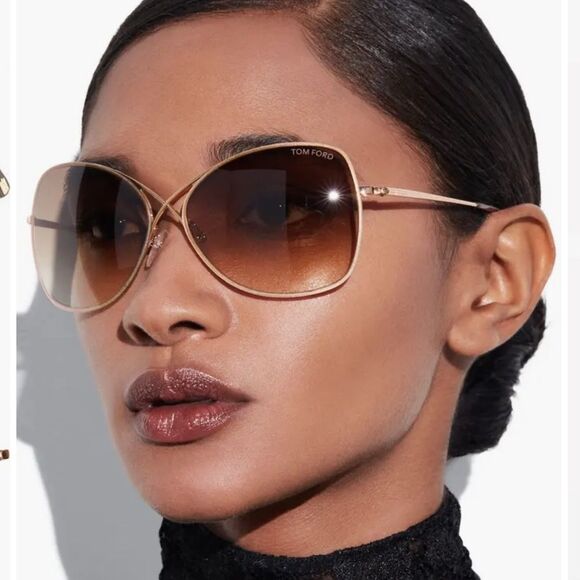 NWT Tom Ford Colette 63mm Oversized Sunglasses - Picture 9 of 9